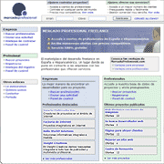 Pantallazo de MercadoProfesional.com